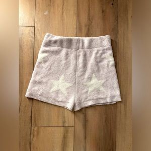 Tjmax star fuzzy fleece star shorts